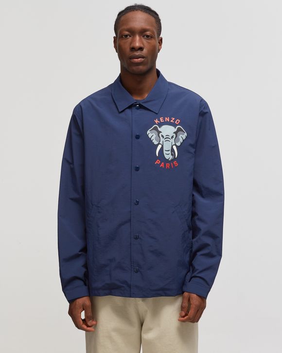 Kenzo LIGHT COACH JACKET Blue MIDNIGHT BLUE