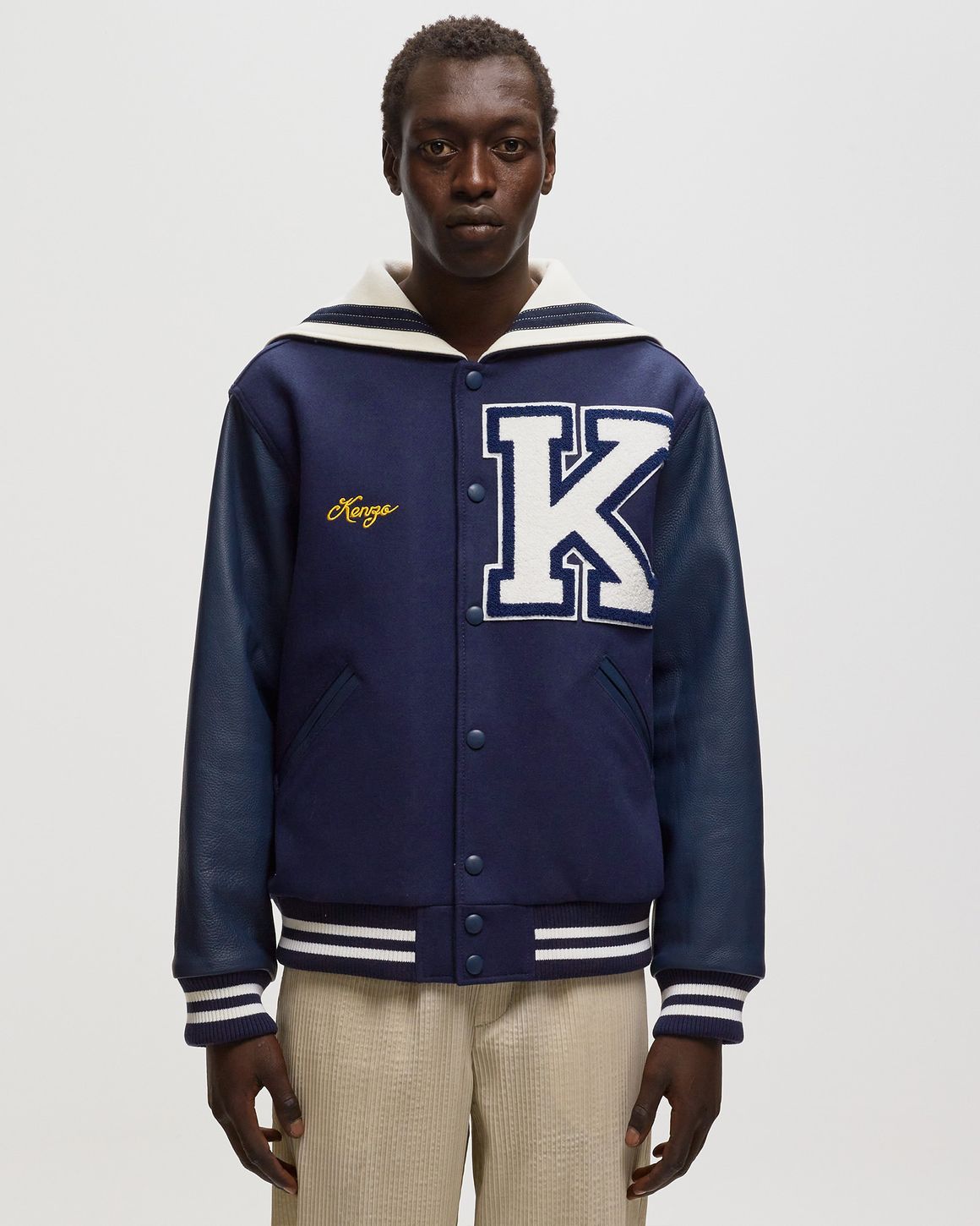 Kenzo SAILOR VARSITY JACKET Blue | BSTN Store