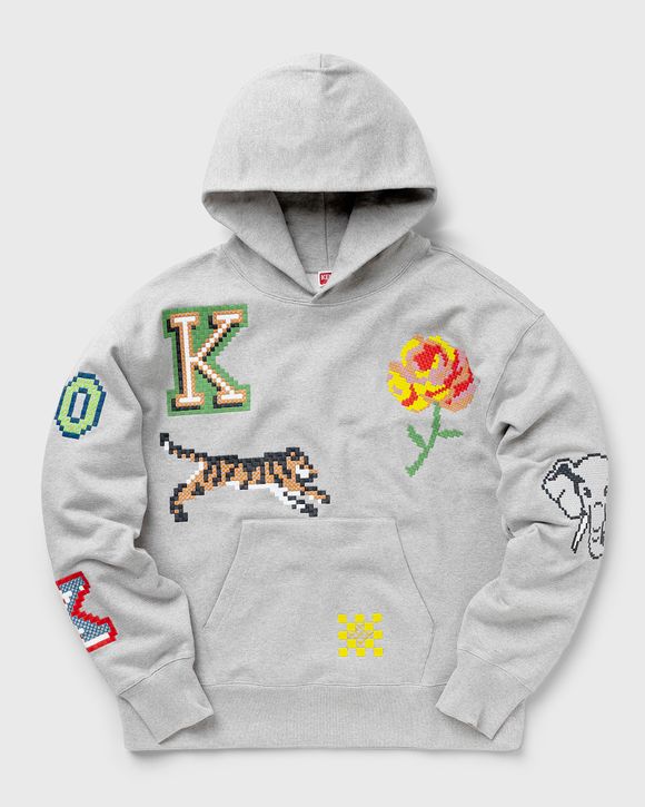 Kenzo Pixel Hoodie Offwhite - Beachim