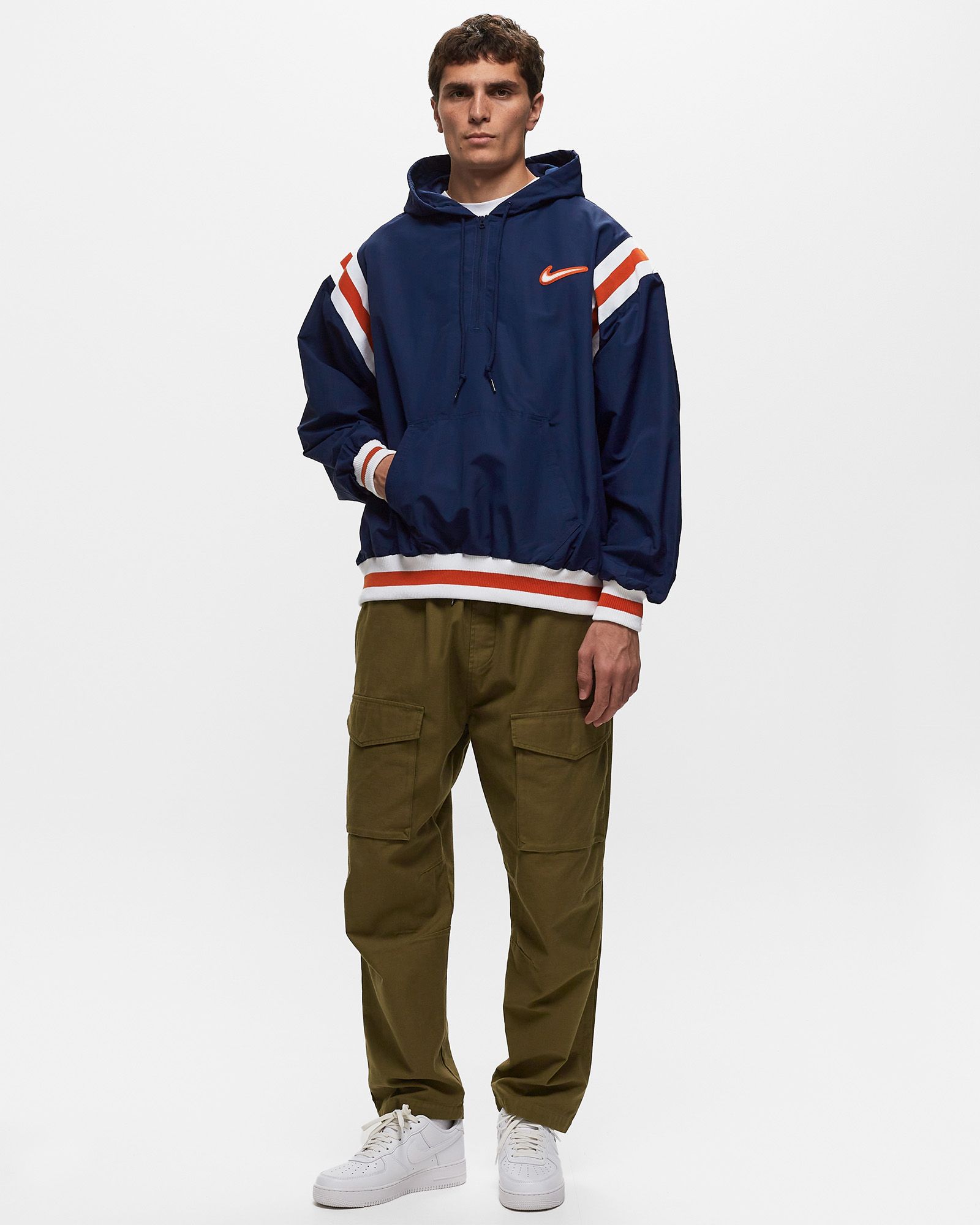 Nike Authentics Men's Woven Lined 1/2-Zip Hoodie