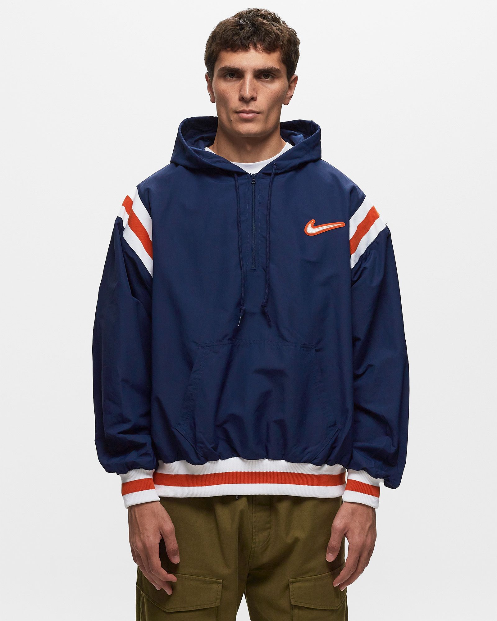 Nike Authentics Men's Woven Lined 1/2-Zip Hoodie