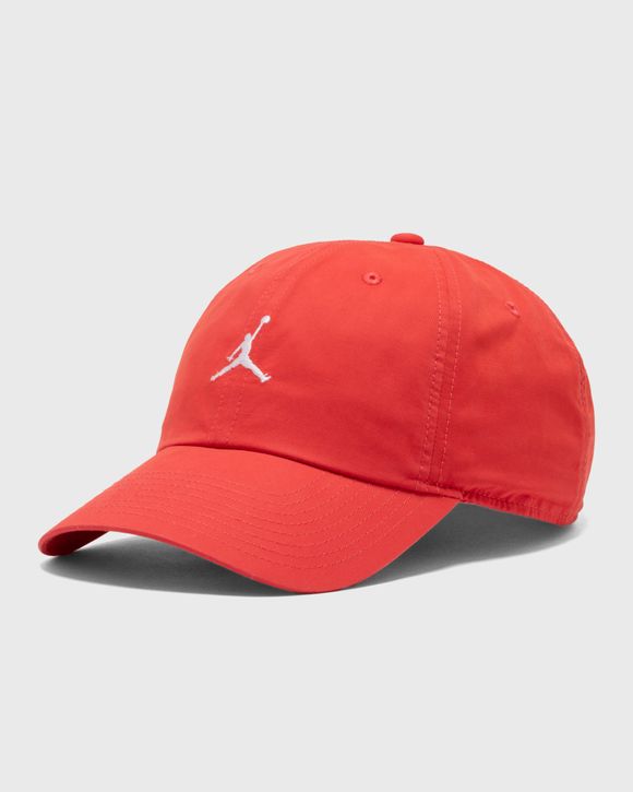 Jordan Club Cap Adjustable Unstructured Hat Red - LOBSTER/WHITE