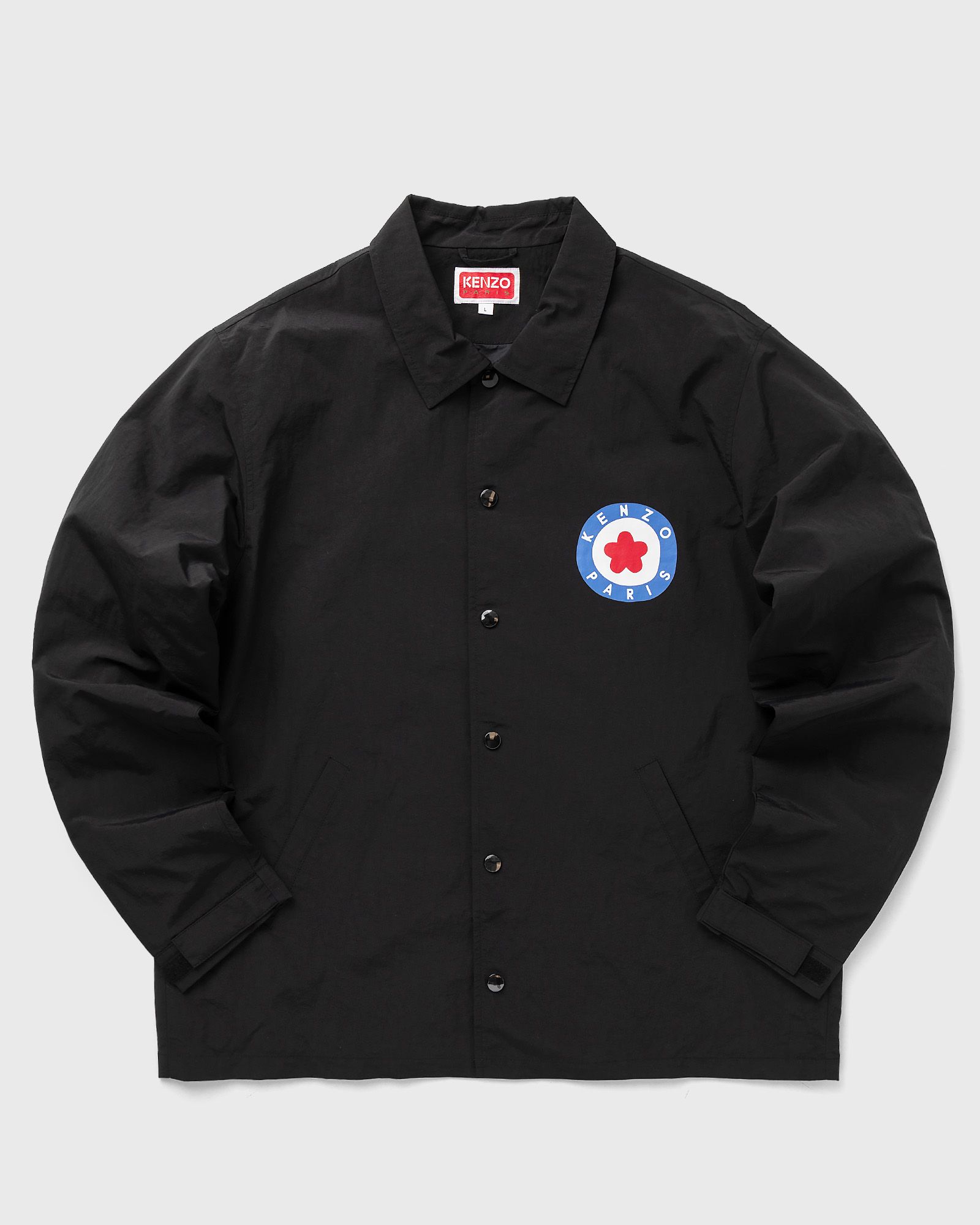 Kenzo - target light coach jacket men overshirts black in größe:xl