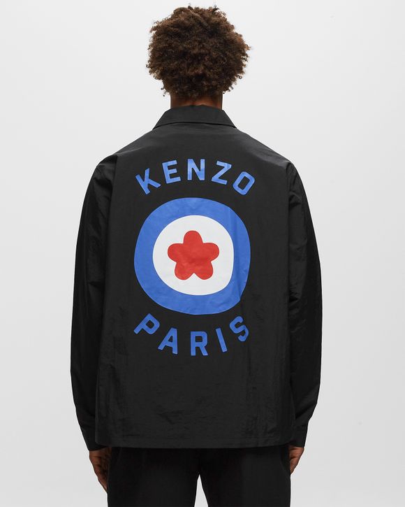 Kenzo: Blue Down Monogram Sport Jacket