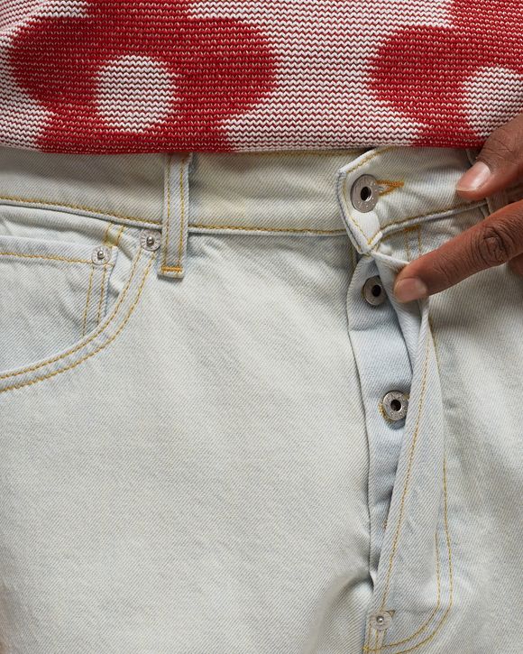 BLEACHED SUISEN RELAX JEANS
