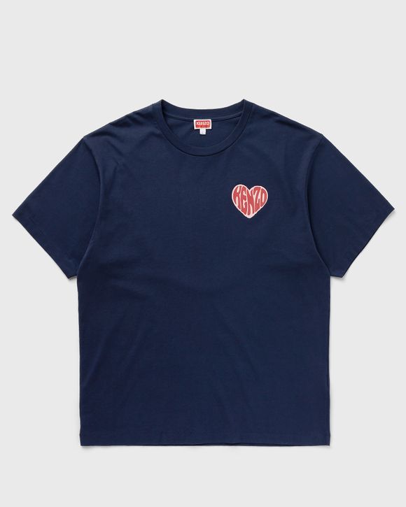 Kenzo HEARTS OVERSIZE TEE Blue | BSTN Store