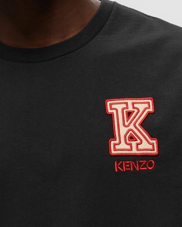 KENZO Tiger Emblem Cotton-jersey T-shirt in Black for Men