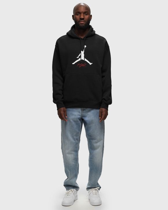 Jordan Jumpman Men's Black Fleece Pullover Hoodie, Size: XL