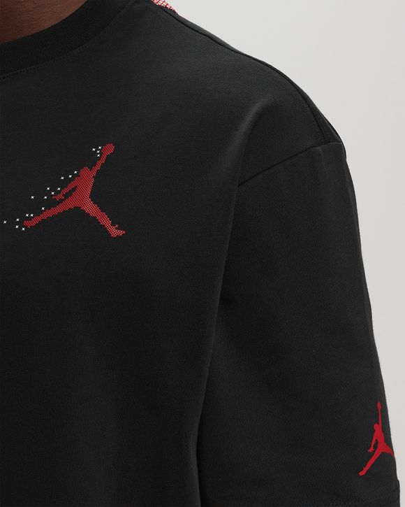 Jordan Essentials Holiday Fleece Crewneck Gym Red / Black