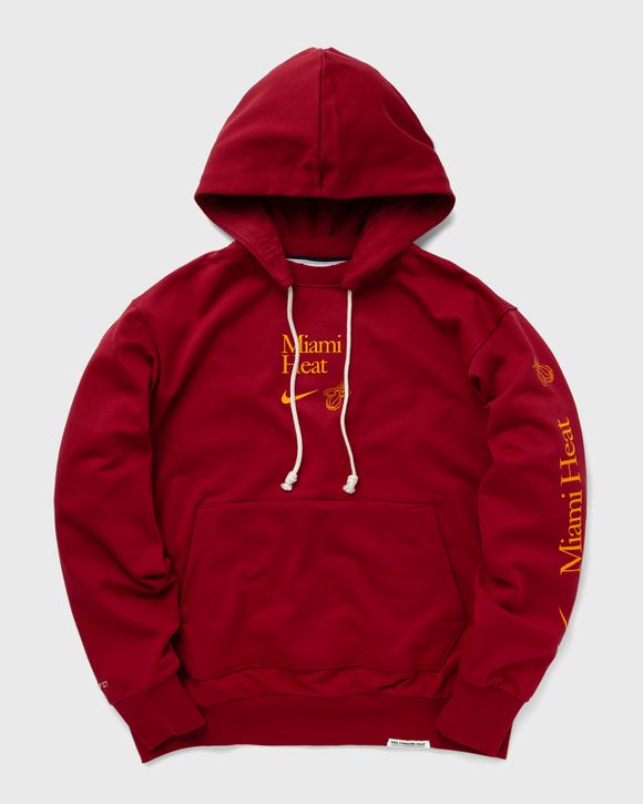 Nike NBA Miami Heat Standard Issue Hoodie Red - TOUGH RED