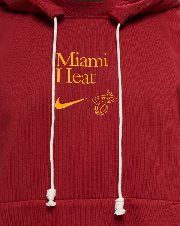 Nike NBA Miami Heat Standard Issue Hoodie Red BSTN Store