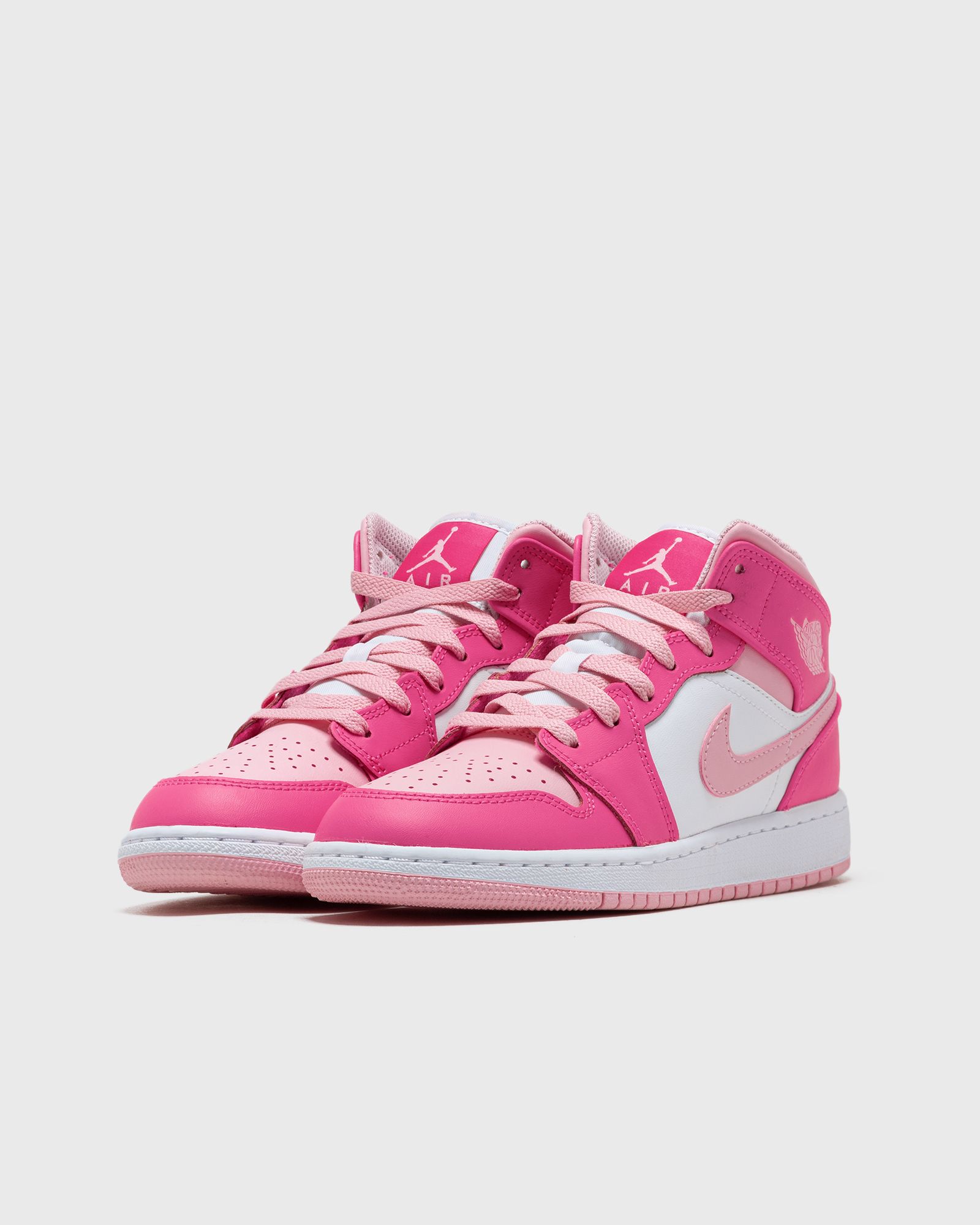 靴 Nike GS Air Jordan 1 Mid Soft Pink 25cm Nike GS Air Jordan 1 Mid 