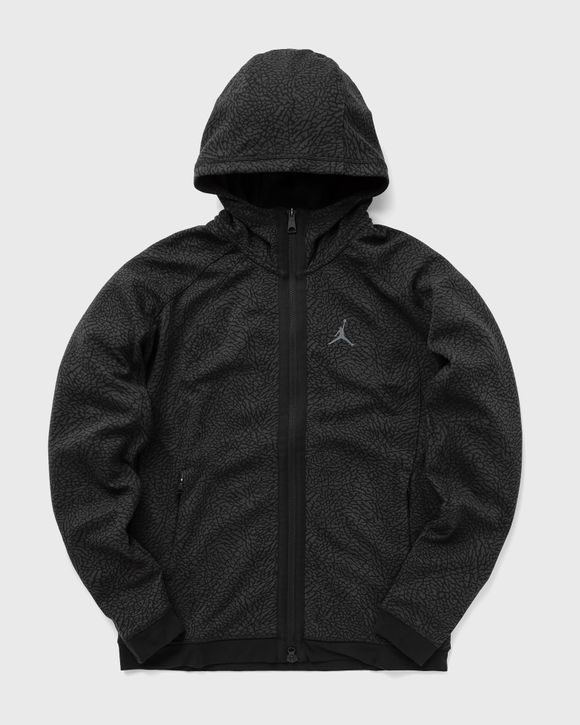 Black jordan hotsell zip up hoodie