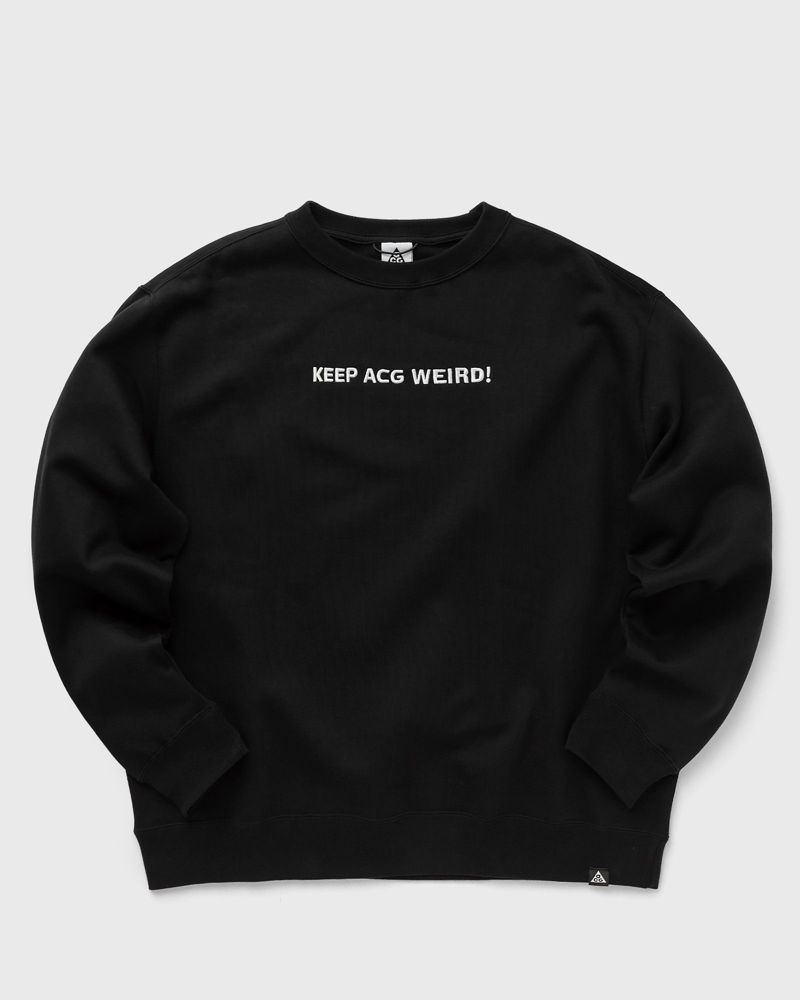 Nike - acg therma-fit fleece crew men sweatshirts black in größe:xl