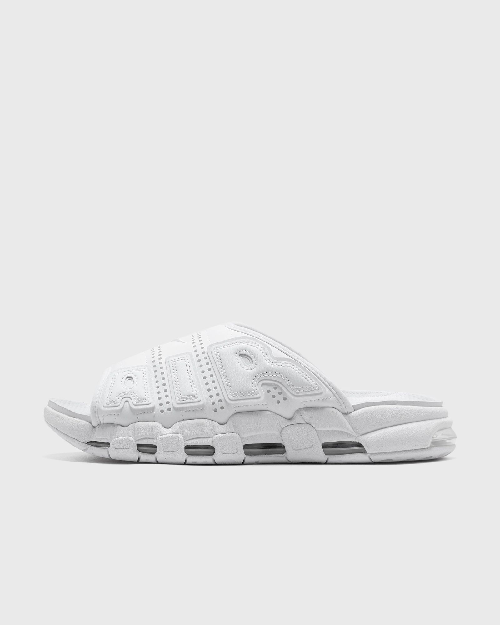 Nike - air more uptempo slide men  white in größe:41