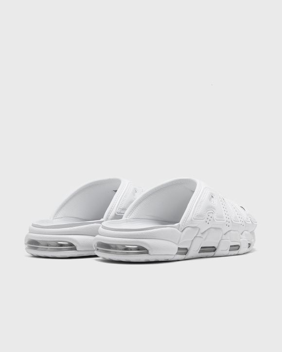 Nike AIR MORE UPTEMPO SLIDE White - WHITE/WHITE-T WHITE