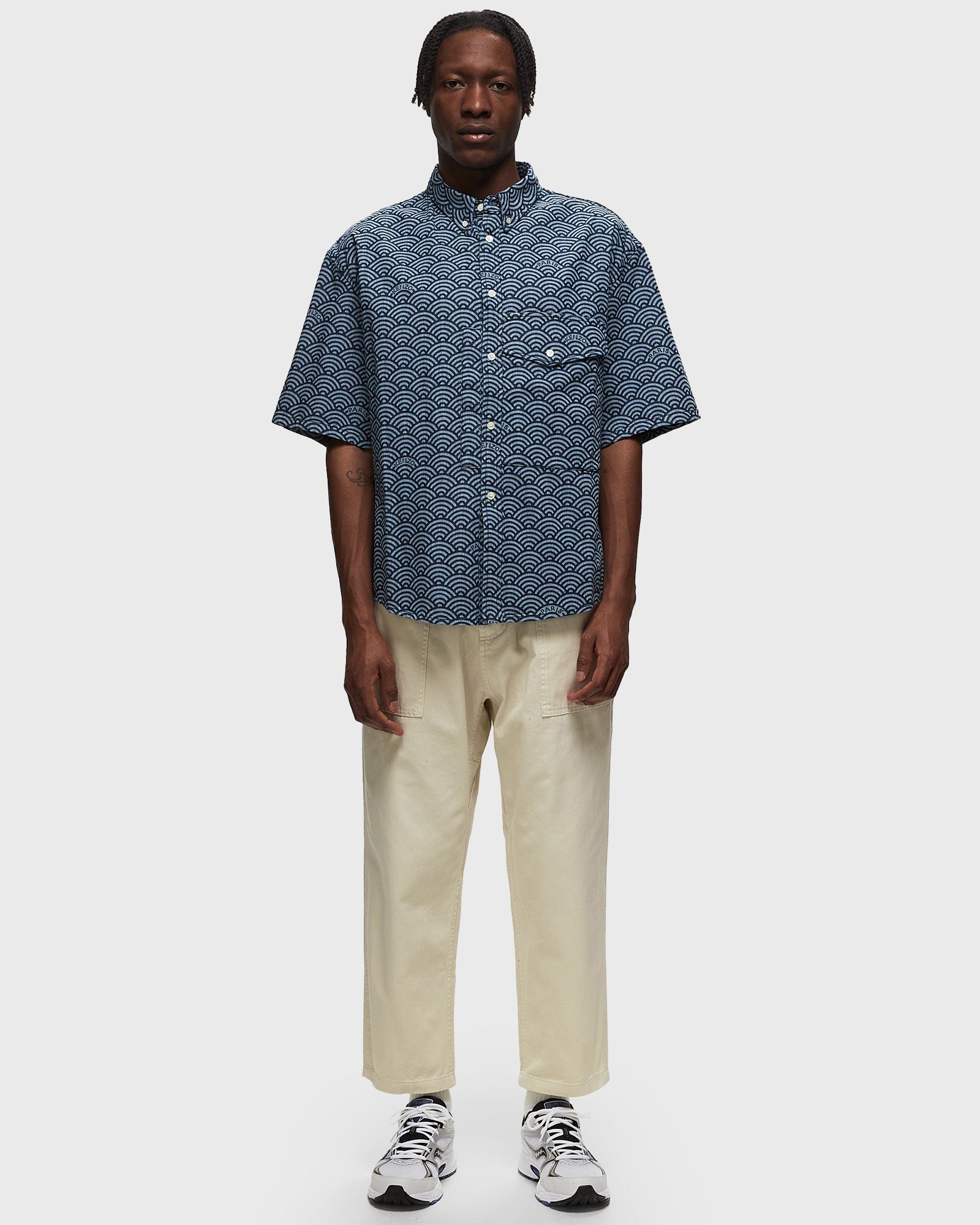 KENZO SEIGAIHA SS DENIM SHIRT