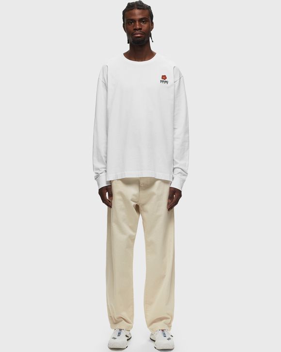Kenzo BOKE FLOWER CLASSIC TEE LS White | BSTN Store