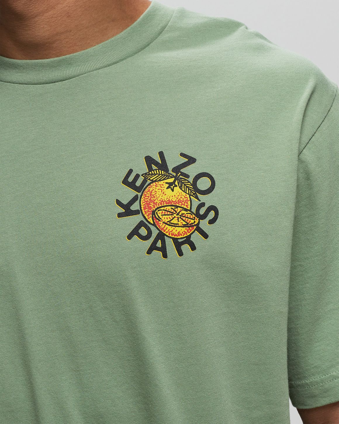 Kenzo KENZO ORANGE CLASSIC TEE Green | BSTN Store