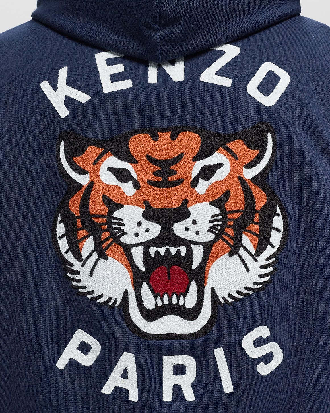 Kenzo LUCKY TIGER OVERSIZE HOODIE Blue | BSTN Store