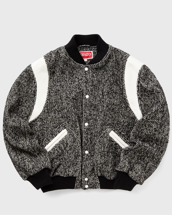 Kenzo WOOL VARSITY JACKET Silver | BSTN Store