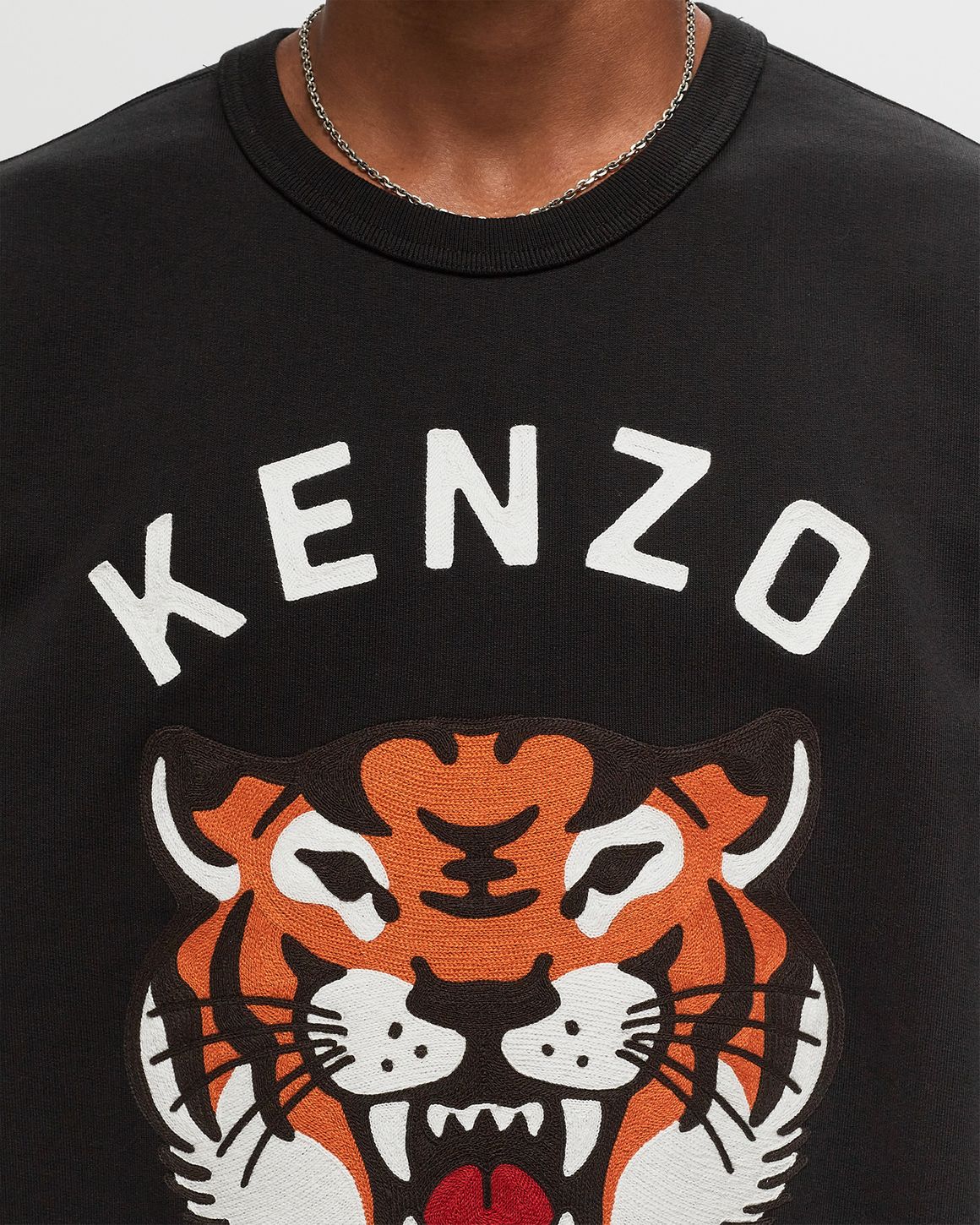 Kenzo LUCKY TIGER OVERSIZE SWEAT Silver BSTN Store