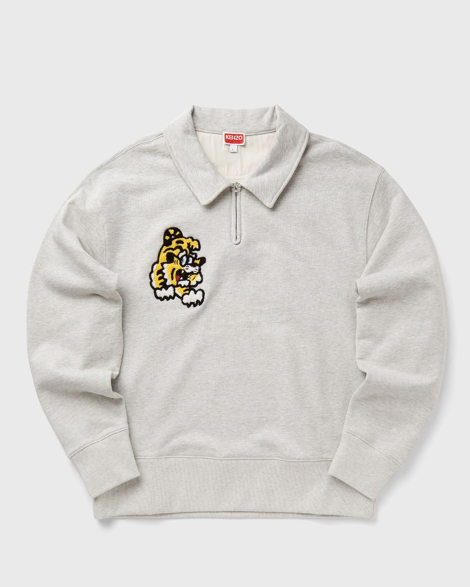 GOTS VERDY COLLECTION EMBROIDERED HALF ZIP SWEATSHIRT