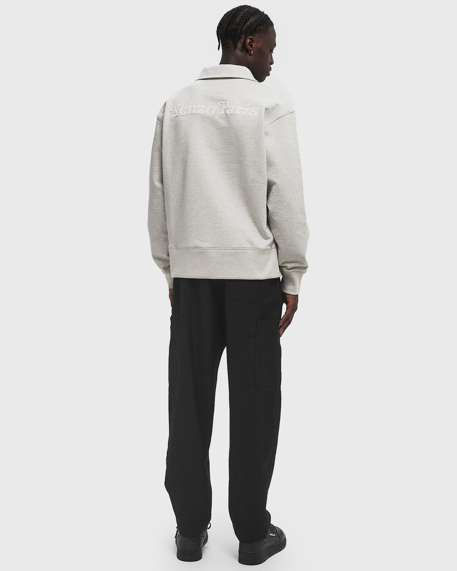 GOTS VERDY COLLECTION EMBROIDERED HALF ZIP SWEATSHIRT