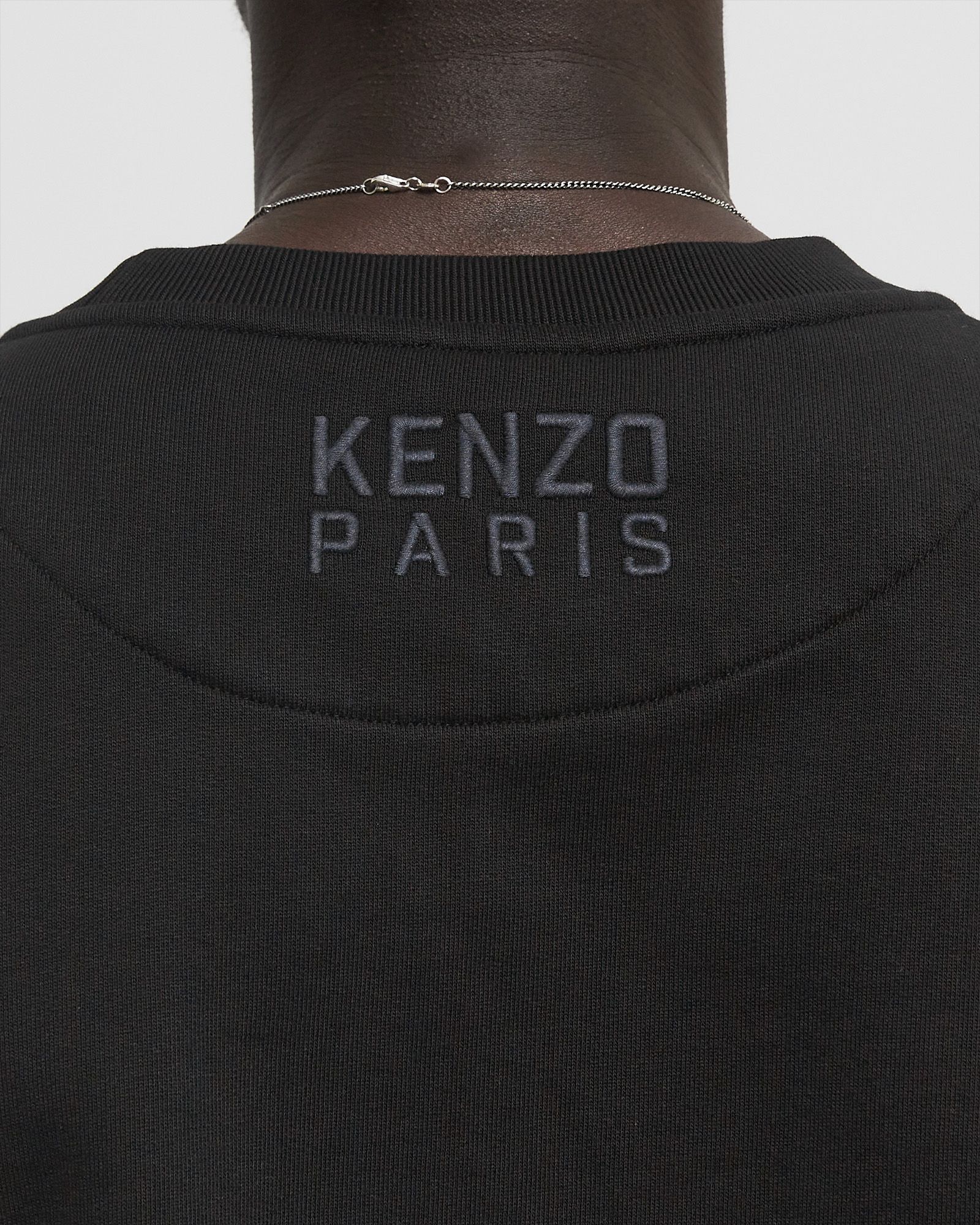 ⭐︎Ｎ⭐︎‼️ Kenzo KENZO HAPPY TIGER EMBROIDERED CLASSIC SWEATSHIRT Black