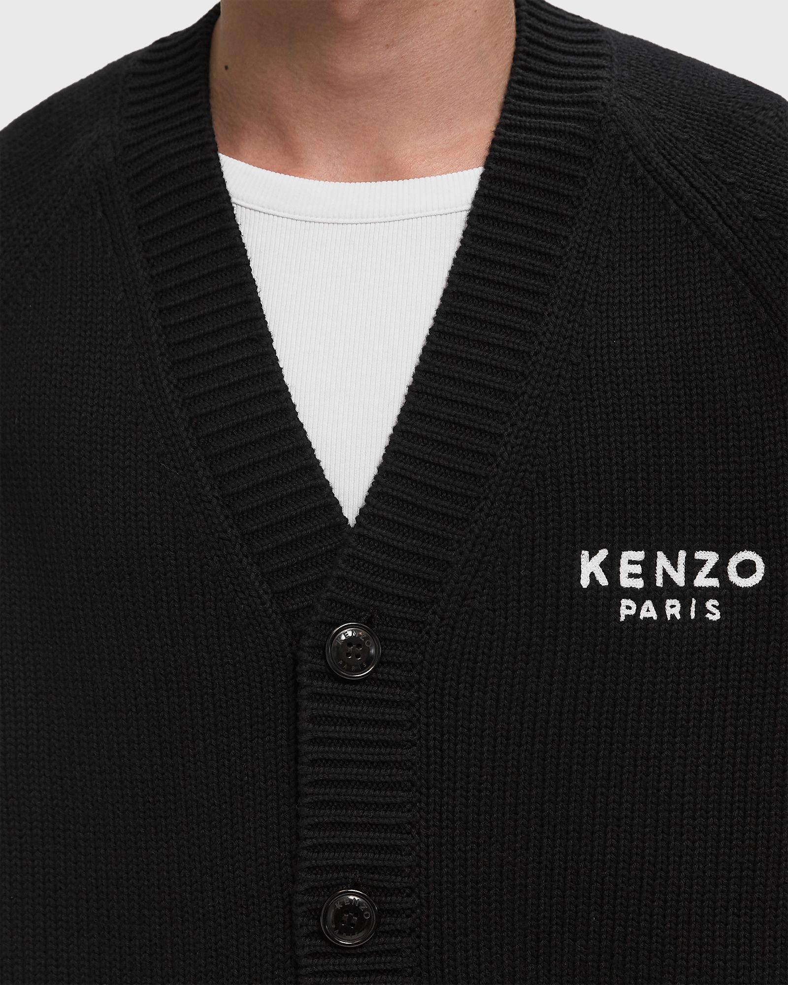 Kenzo BOKE FLOWER CARDIGAN Black | BSTN Store