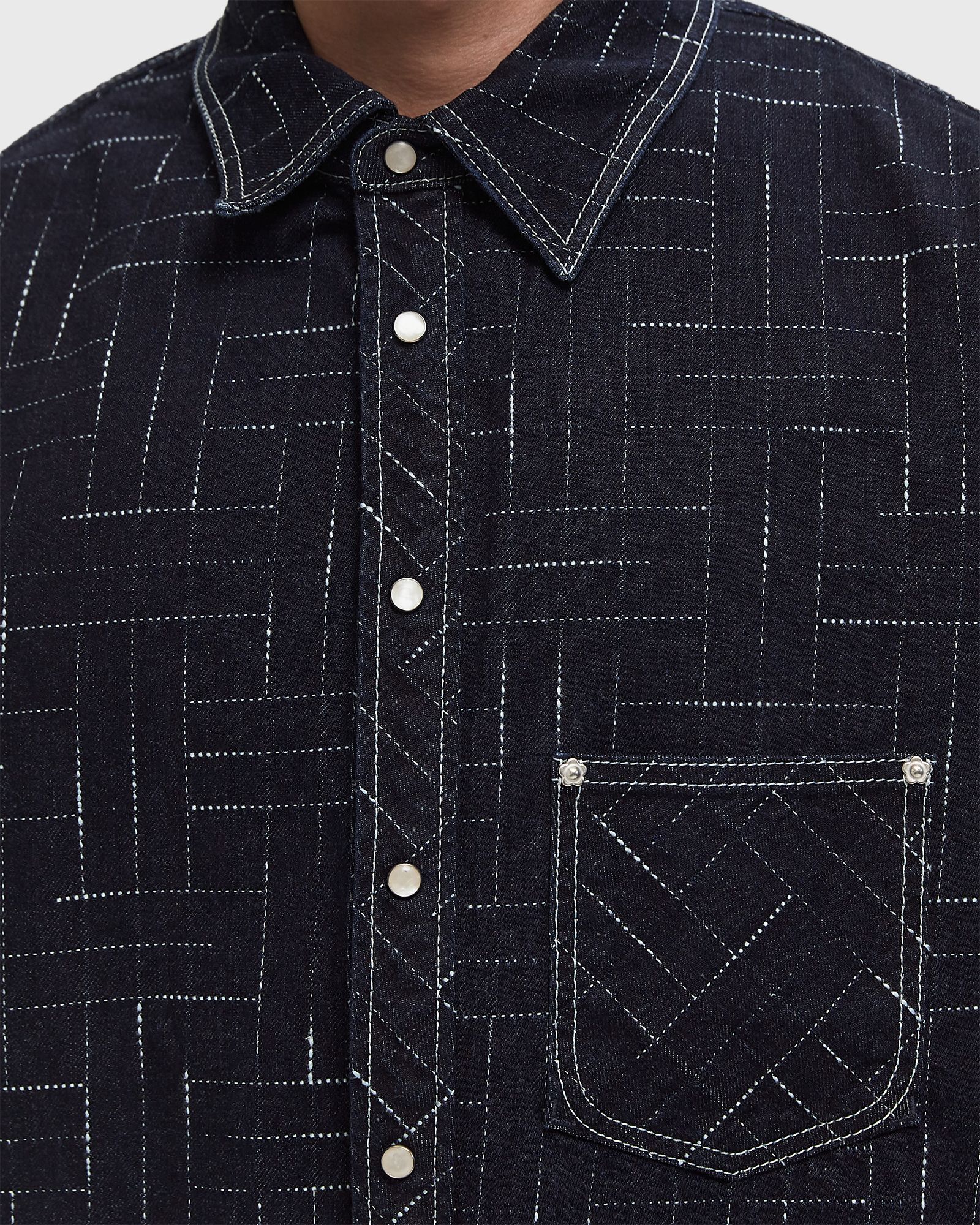 KENZO WEAVE CASUAL SHIRT