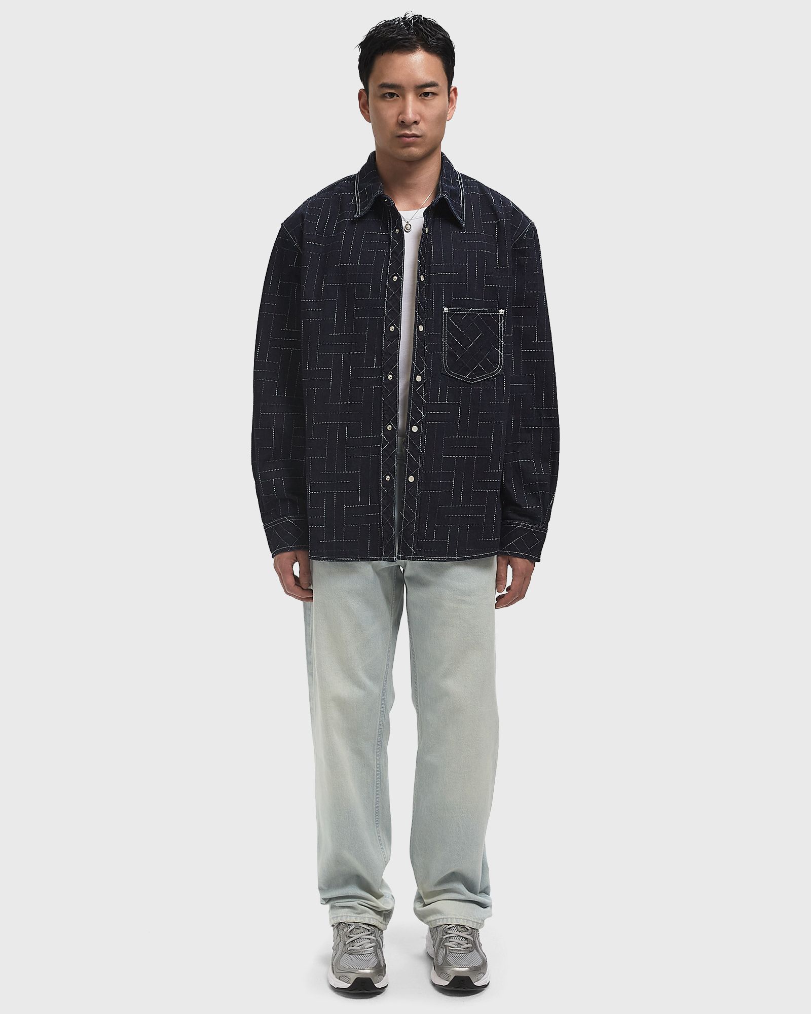 KENZO WEAVE CASUAL SHIRT