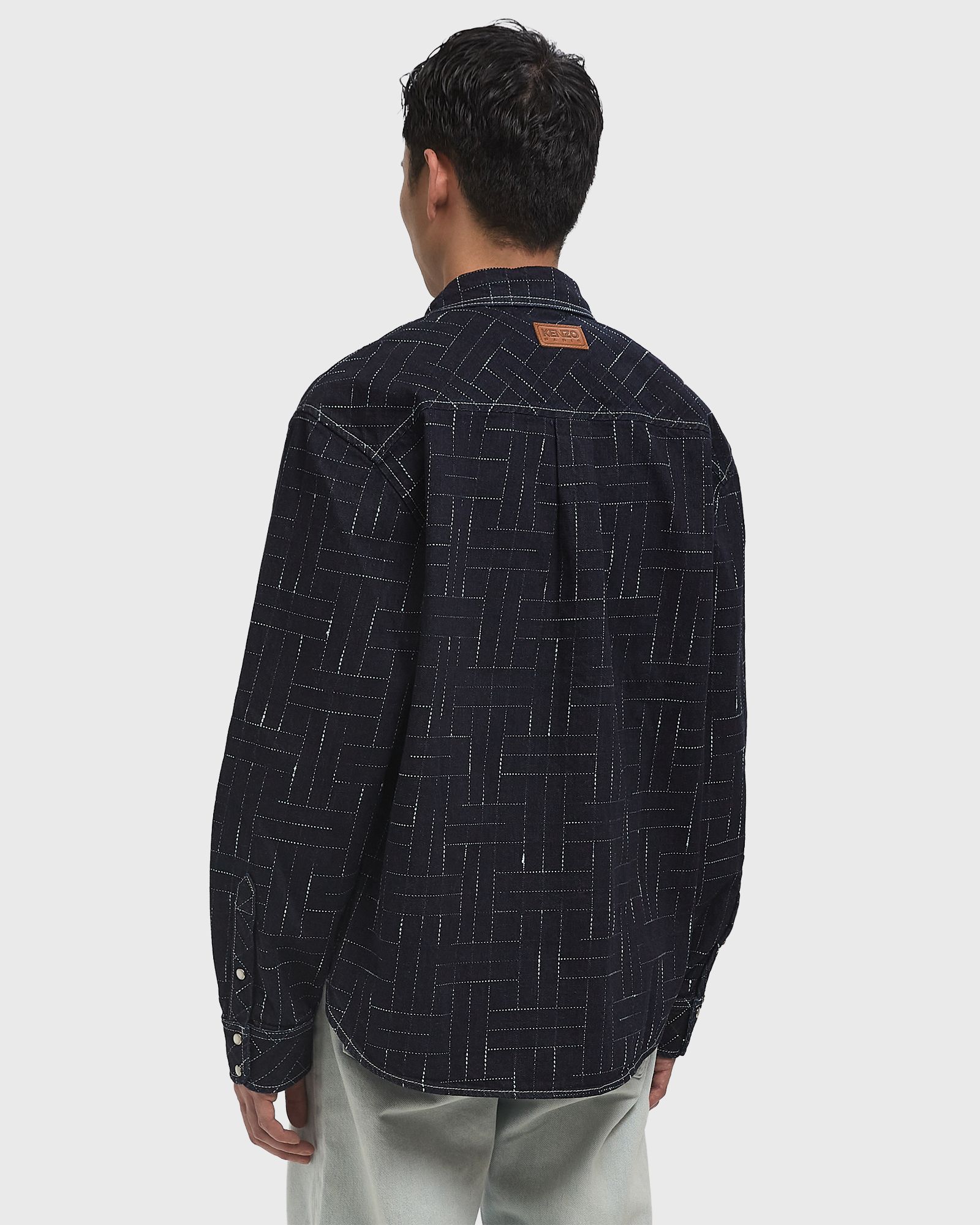 KENZO WEAVE CASUAL SHIRT