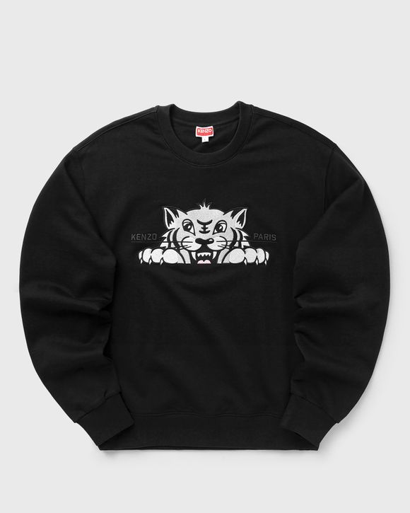スウェット・トレーナー KENZO 'Happy Tiger' sweatshirt Black  FF55SW2634MF KENZO Happy Tiger' embroidered sweatshirt in cotton | Men's