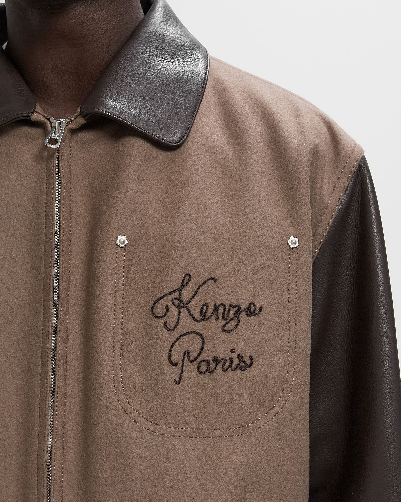 KENZO PARIS CHAINSTITCH LEATHE