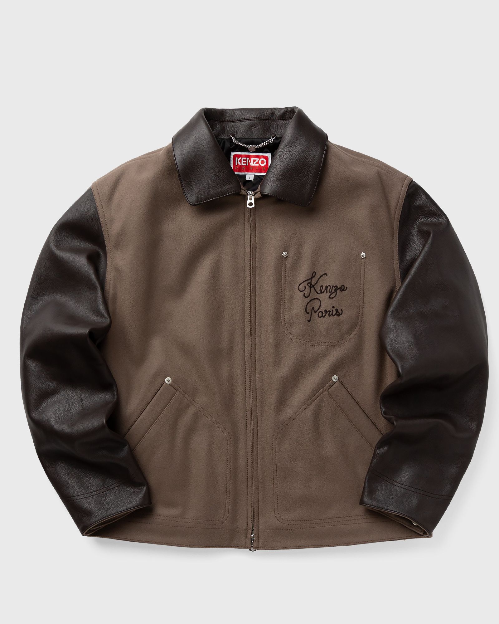 KENZO PARIS CHAINSTITCH LEATHE