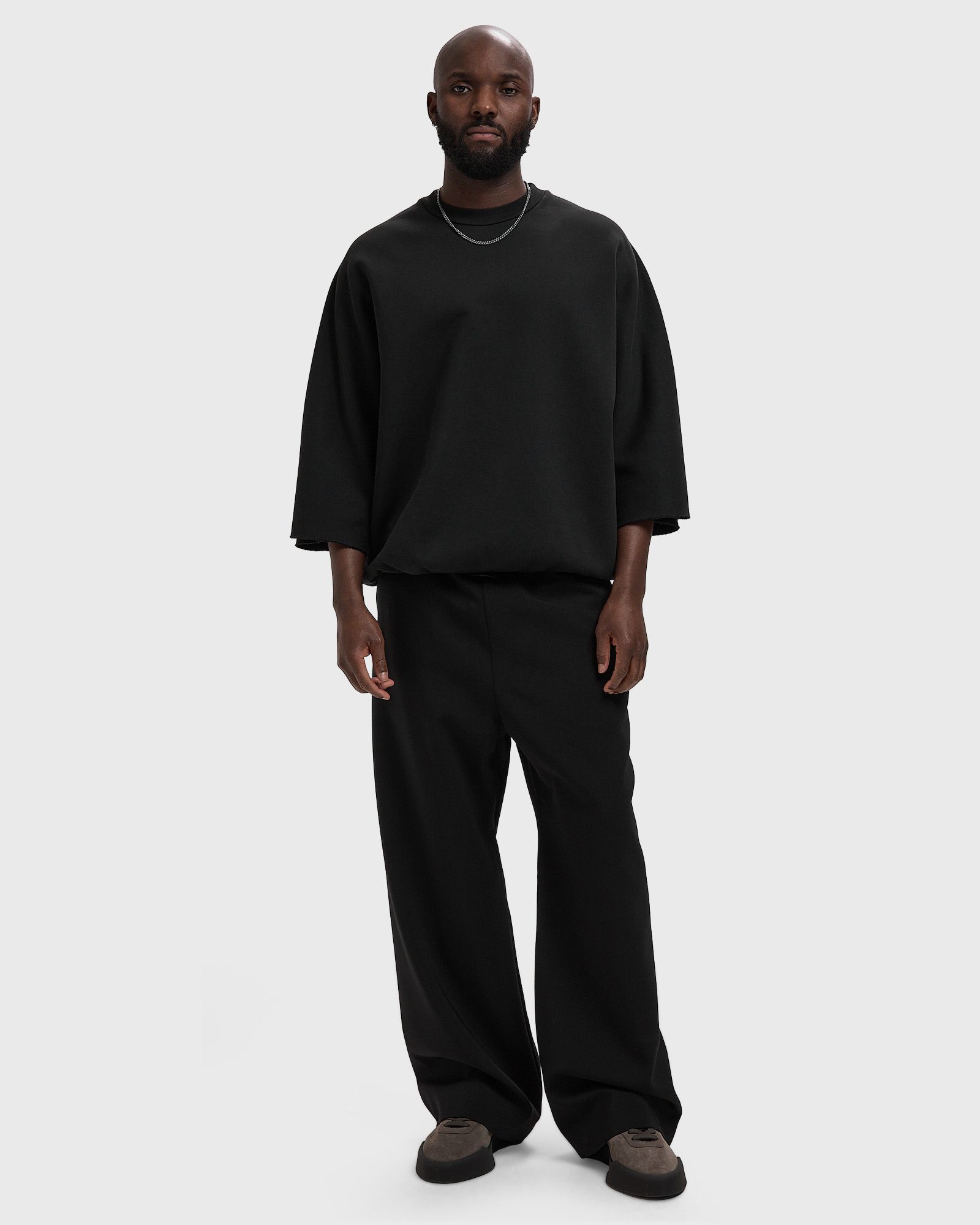 CUT SLEEVE SWEATSHIRT