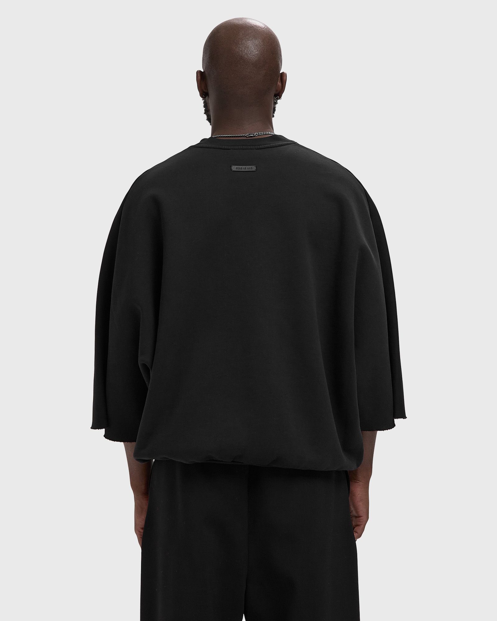 CUT SLEEVE SWEATSHIRT