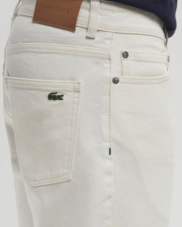 Straight Fit Denim Bermuda Shorts