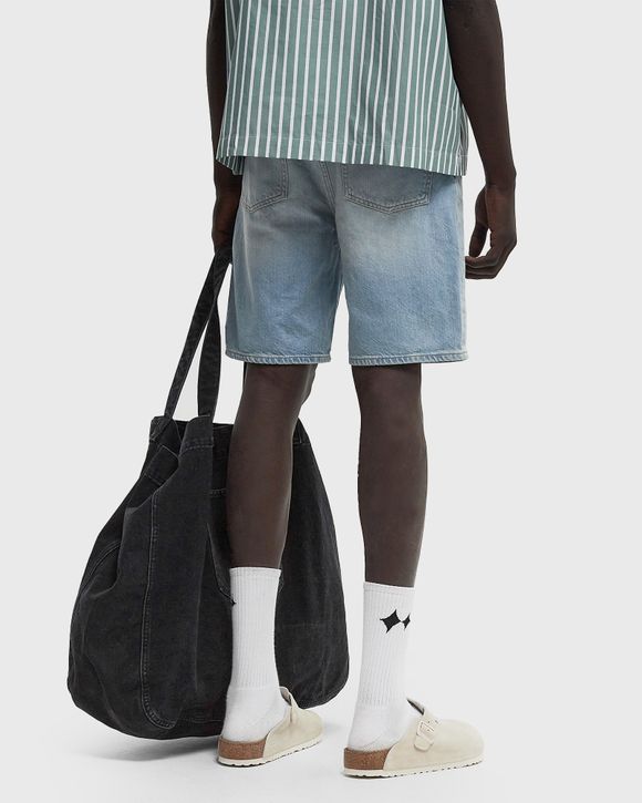 Straight Fit Denim Bermuda Shorts