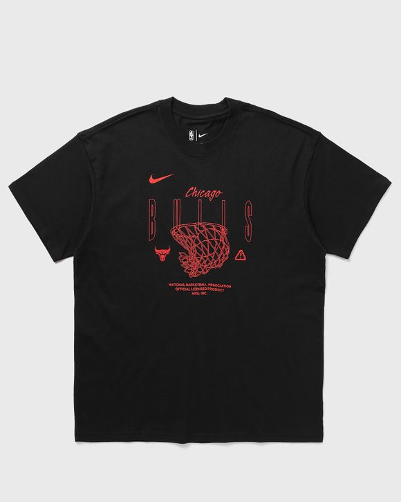 Men's Nike Black Chicago Bulls Courtside Air Traffic Control Max90 T-Shirt Size: Medium