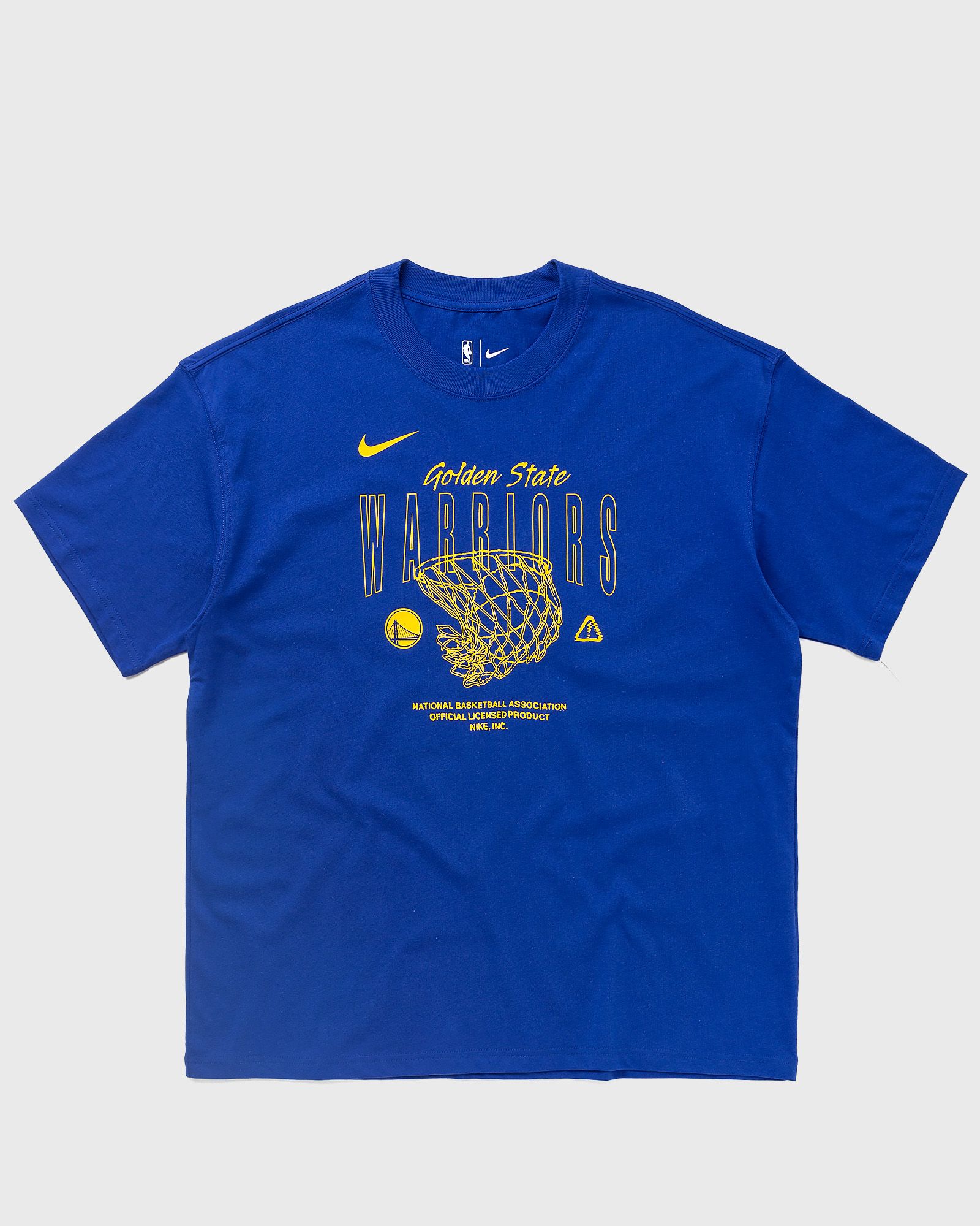 Nike - golden state warriors courtside max90 nba t-shirt men shortsleeves blue in größe:s