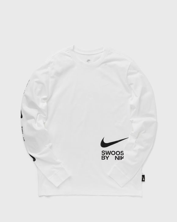 White nike long hot sale sleeve shirt