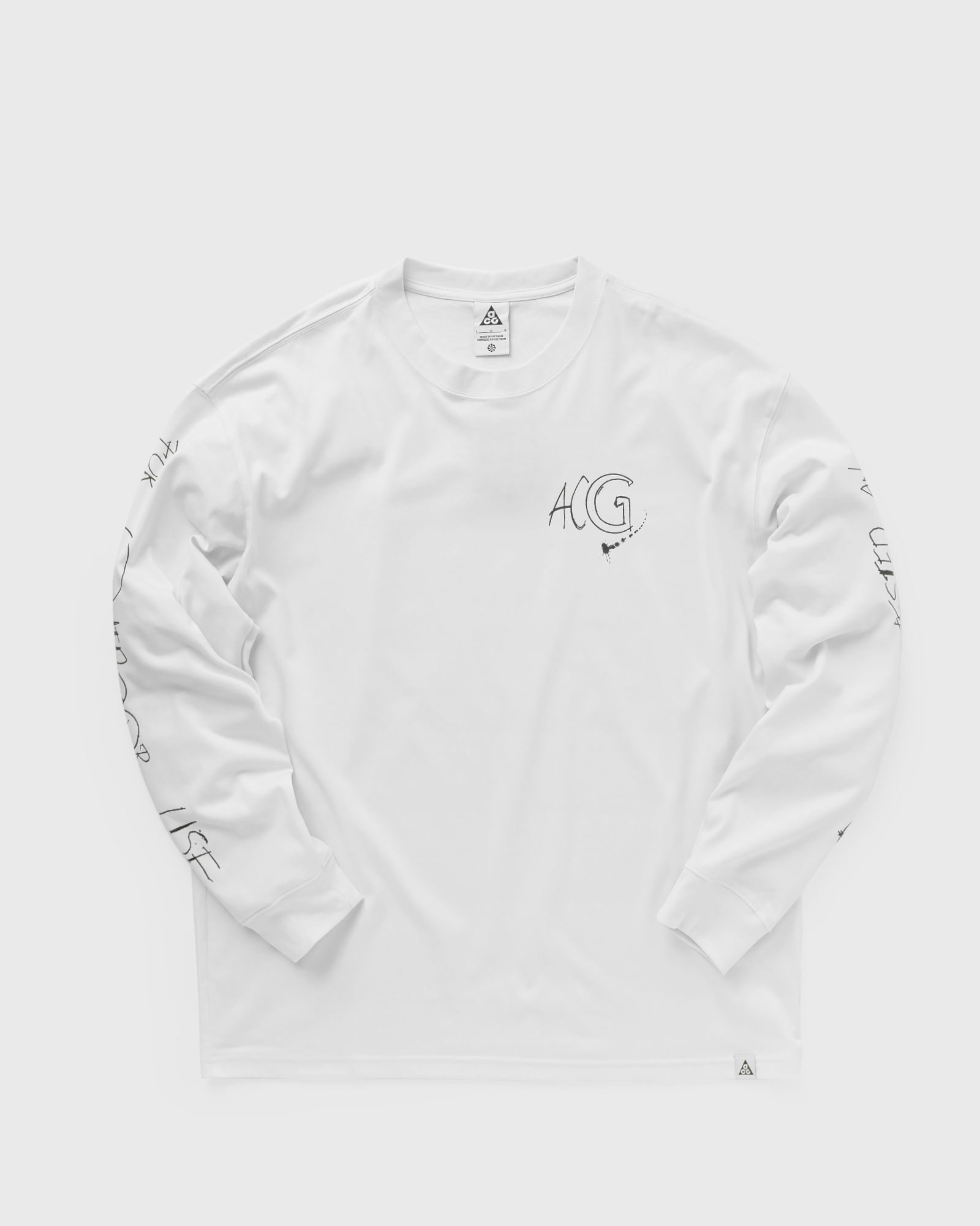 Nike - acg ls shirt men longsleeves white in größe:xl