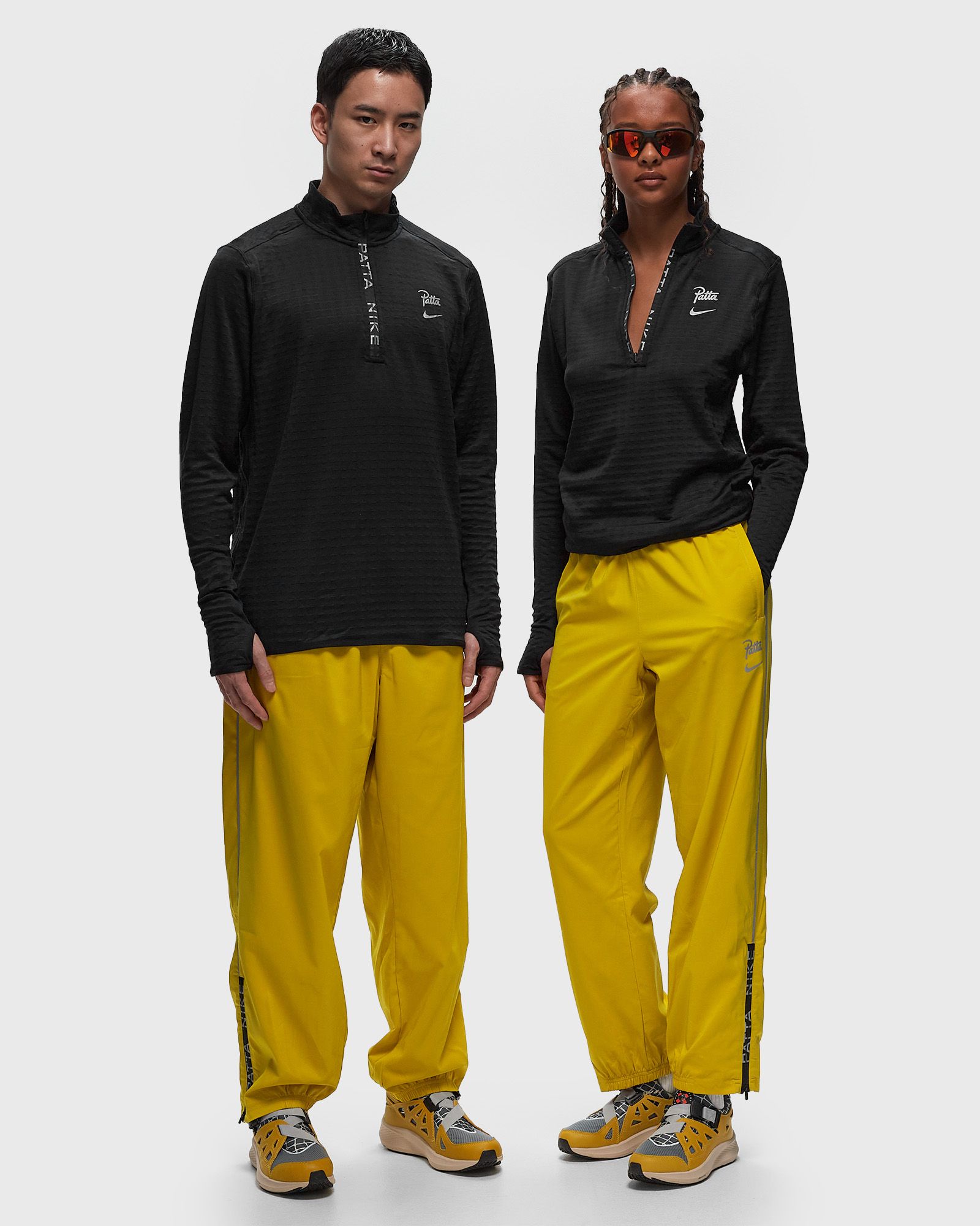 x PATTA HALF ZIP TOP LS