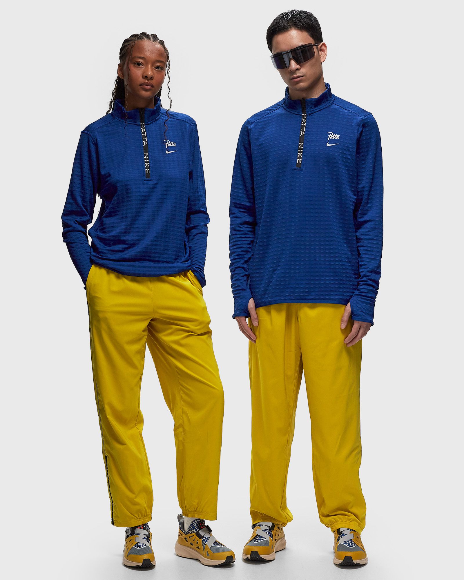 x PATTA HALF ZIP TOP LS