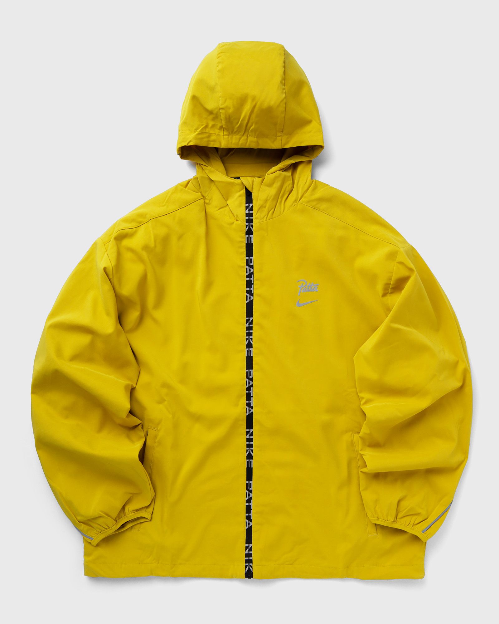 Nike - x patta full zip jacket hooded men windbreaker yellow in größe:l