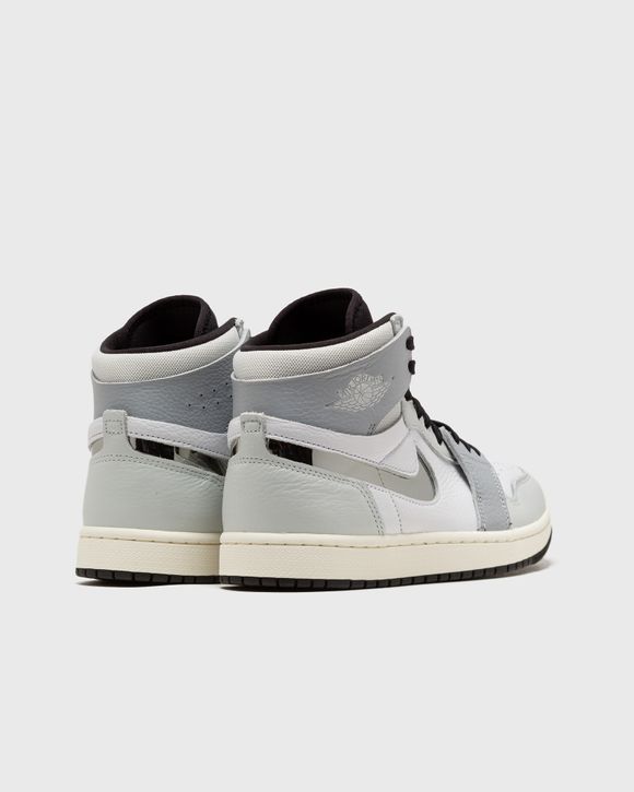 Jordan WMNS AIR JORDAN 1 ZM AIR CMFT 2 Grey/White - WHITE/METALLIC  SILVER-PHOTON DUST