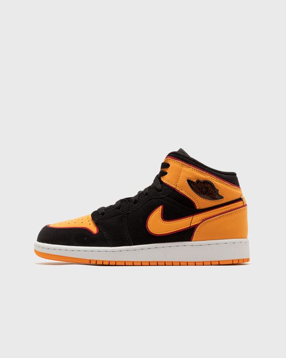 Air jordan 1 mid best sale gs orange