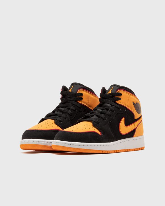 Nike air jordan hot sale 1 black orange